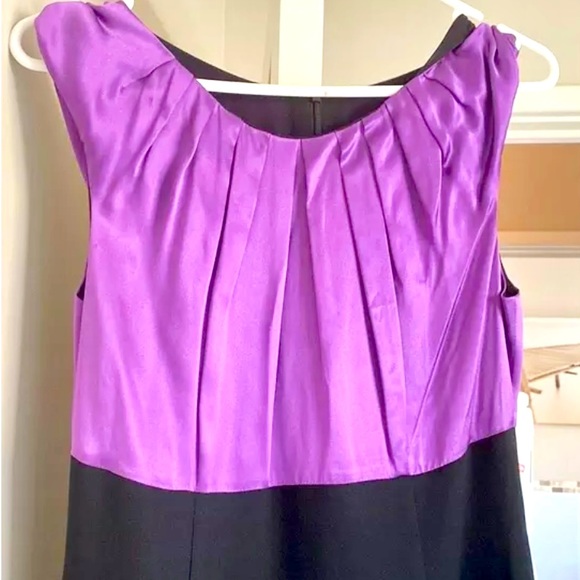 Carla Zampatti Dresses & Skirts - Carla Zampatti beautiful dress purple silk bodice Aline size 8.